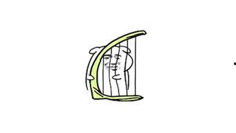 娱乐圈吃瓜简笔画,简笔画中的明星八卦风云